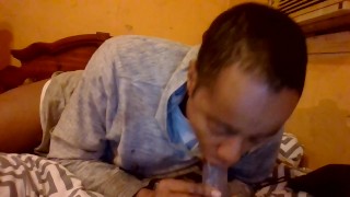 Trying a lawnge Dildo in my VIRGIN pussy again