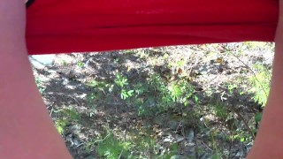 Foot fetish and pissing outdoors Feet in Calvin Klein slippers POV