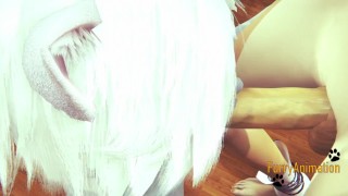 Furry Yaoi - Fox & Cat at School 1/2