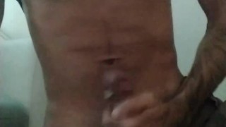 Cum Release On Glass Table