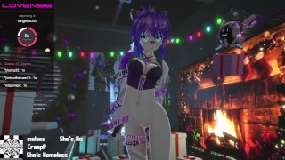 X-Mas / Top & Bottom View / Floor Pussy Play