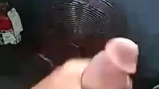 Bustin a nut at work