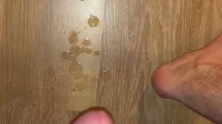 Cumming on the floor