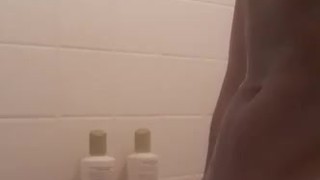 Daddy in shower