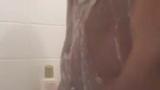 Daddy in shower