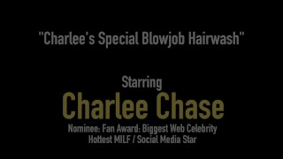 Big bOObed Mommy Charlee Chase Blows Hubby During Shampoo!