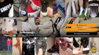 SK Pissing myself in bed wearing trackies & urethal chastity