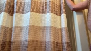 Messing around in the shower then jacking off and cumming on my ginger pubes