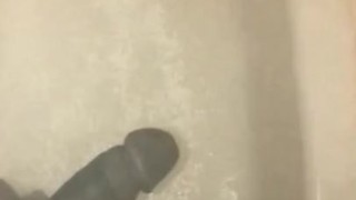 Masturbating in the shower