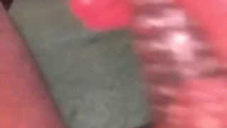 Edging my uncut cock