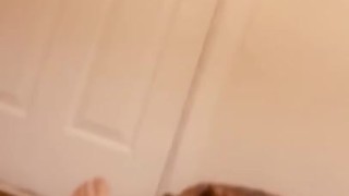 Stroking my lubed up cock