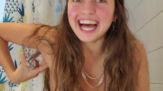 [Area51FREAK] gets CAUGHT by housemate but still SQUIRTS AND CUMS