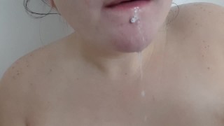 Watch me eat my cum 