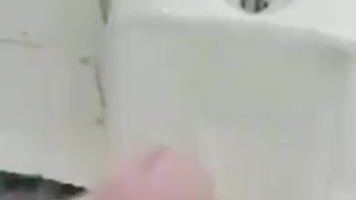 Cockdevotee Jerk Off In Public Urinal