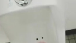 Cockdevotee Jerk Off In Public Urinal