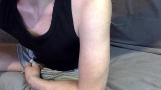 COCK TEASE UNER SHORTS