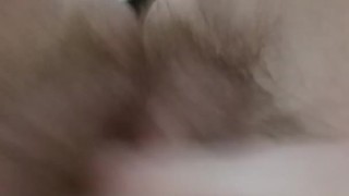 Hairy pussy playing 