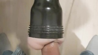 Masturbation avec mon fleshlight 