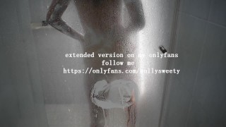her in the shower