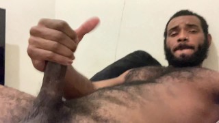 Hairy Daddy Shoots Huge Load