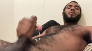 Hairy Daddy Shoots Huge Load