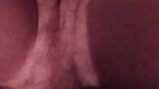 nuts tied tight and swollen withcum