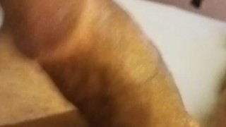 Me stroking my big dick
