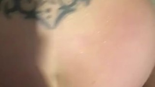 Hot blonde get fucked in shower 