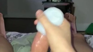 I stayed up all night fapping with my ripped Tenga egg and I still need more.