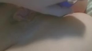 Fucking my tight little ass with my favorite toy ~