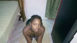Crawling On Knees Sexy Hotty Teen Ebony Thickness Big Booty Pretty Girlfriend - Mastermeat1