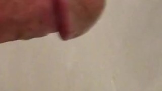 Step brother pissing in shower 