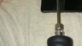 Machine fucks me gently 