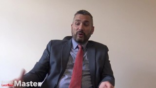 FULL VIDEO Small Penis Humiliation by suited Boss. More like this my onlyfans!