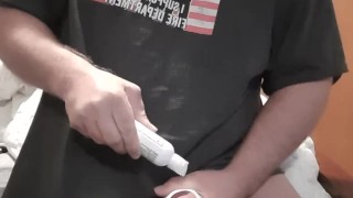 Another great orgasm from this masturbation sleeve!! 