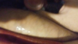 Quick pov while a friend is in the other room