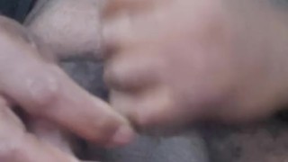 Jacking off in the car