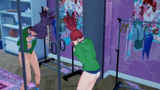 Frankie Foster fingers her pussy - Home for Imaginary Friends Hentai.