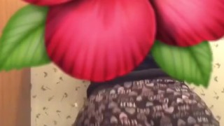 Thick ebony shakes ass minutes before receiving BBC 