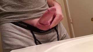 Pulling My Big Cock Out of My Boxers