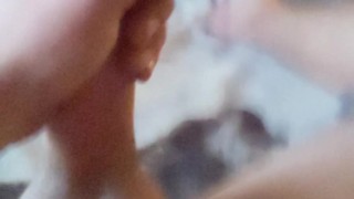 Pumping a hot cumload out of my cock
