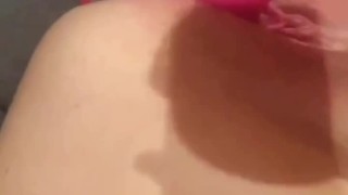 Fucking my pussy and asshole on Snapchat for my stepbro