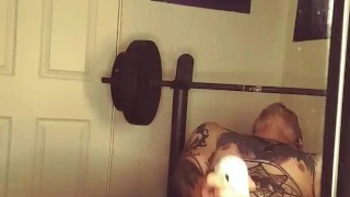 Got off work and had to cum home and get off.