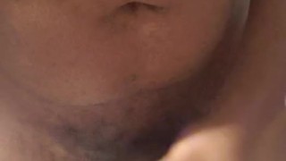 Jacking off in public rest room