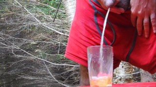 Glass Full Of Rank Dark Yellow PiSS - Will You Drink It?