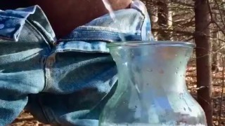 Filling the jug with piss just for you 