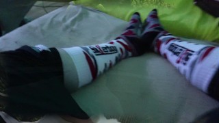 Puppy wixxt auf der Couch