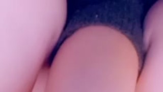 stepmoms Late night sneaky tits&pussy tease play!