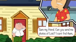 Griffin - Lois Has Fun With Peter, Quagmire and Donna - Sex Cartoon Hentai P74