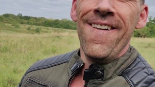 PIss and cum in the woods